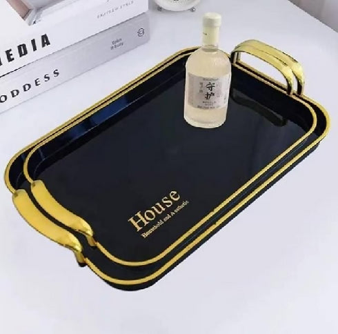 Unique serving tray set